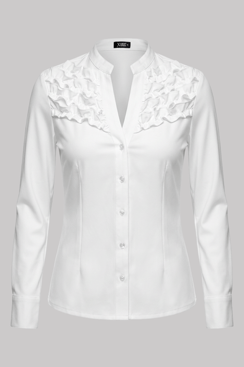 CAMISA MUJER CUELLO ALTO