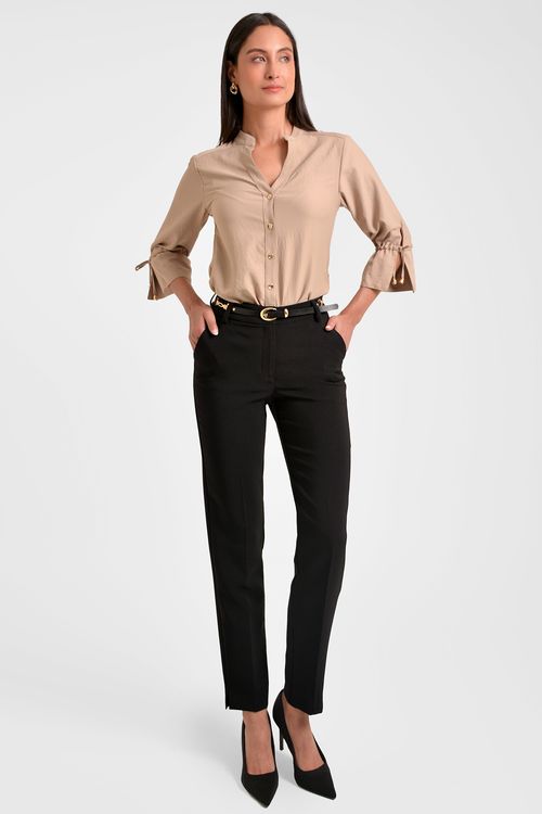 PANTALON MUJER EN TWILL STRECH