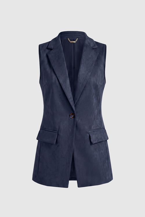 CHALECO MUJER EN SUEDE