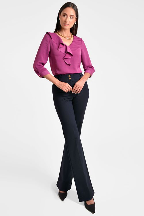 BLUSA  MUJER EN SATIN